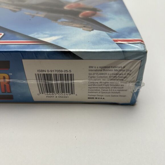 SU-27 Flanker The Military Flight Simulator 1995 Computer Game Sealed Brand New - Picture 15 of 16